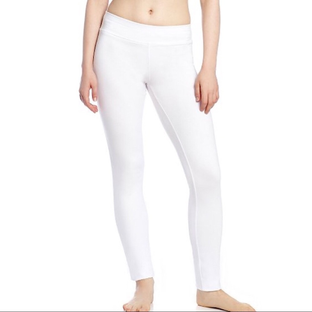 YOGA LEGGINGS PANTS white NWT- Levert - XS - NEW